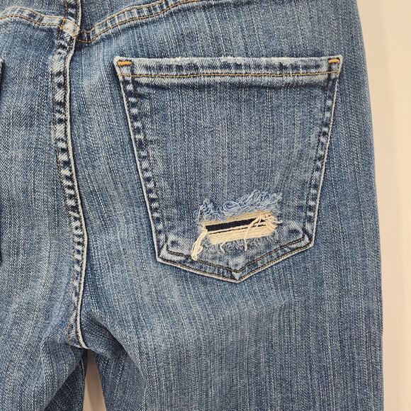 AGOLDE Sophie High Rise Skinny Destroyed Size 26 Medium Wash‎ - Picture 8 of 9